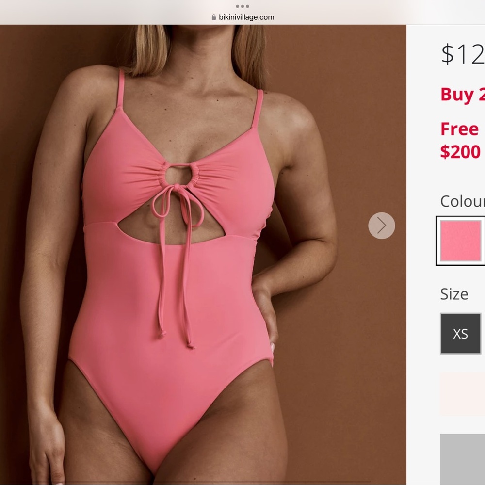 NWT Dippin Daisys bright pink stunner